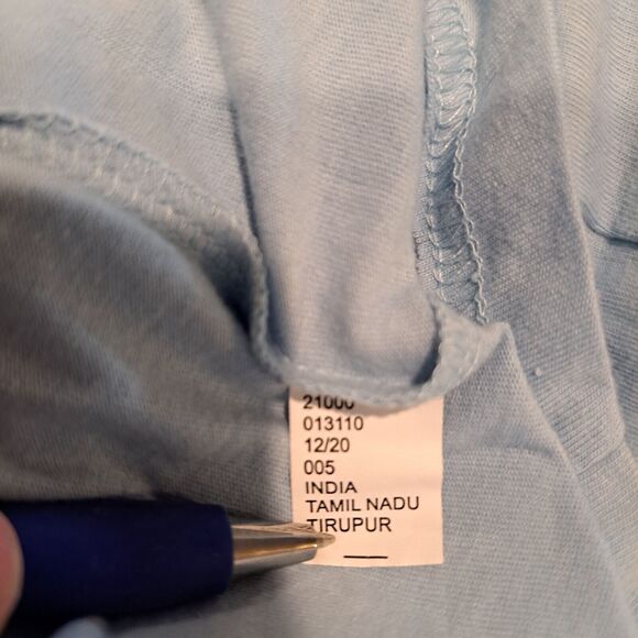 Mr. Spock Star Trek Light Blue Graphic Tee Long T-Shirt Or Nightgown Unisex XXL - Picture 5 of 6